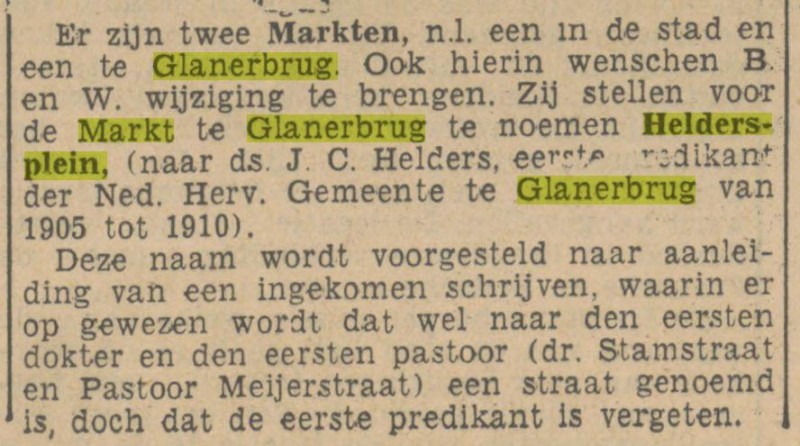 Markt Glanerbrug wordt Heldersplein krantenbericht Tubantia 5-5-1936.jpg
