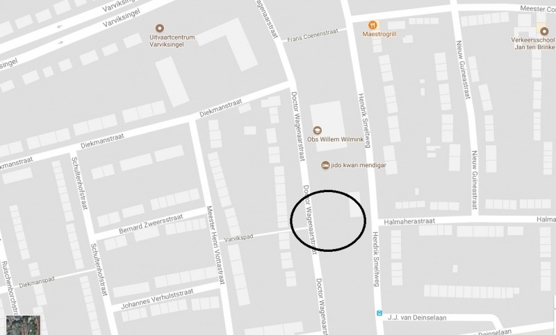 Varvikspad Gppg;e maps vroeger locatie Cornelis Dopperstraat.jpg