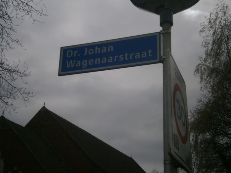 Dr. Johan Wagenaarstraat straatnaambord.JPG