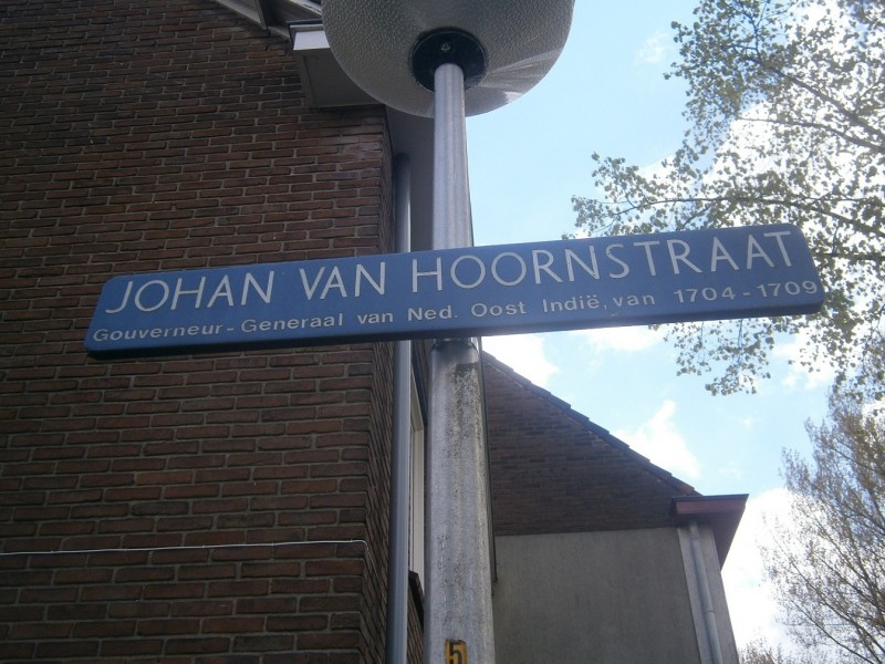 Johan van Hoornstraat straatnaambord.JPG