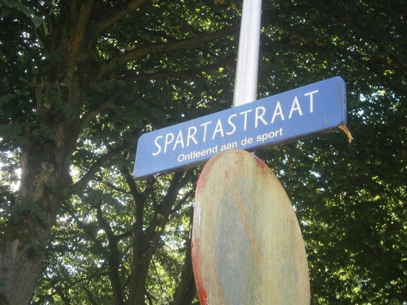 Spartastraat straatnaambord.JPG
