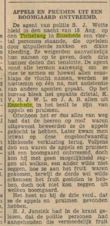 Tichelweg krantenbericht Tubantia 9-11-1934.jpg