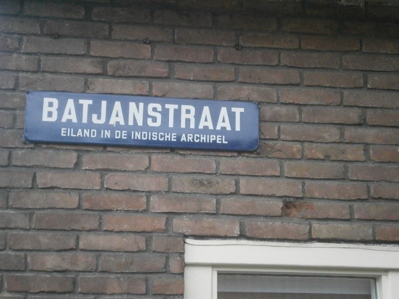 Batjanstraat straatnaambord.JPG