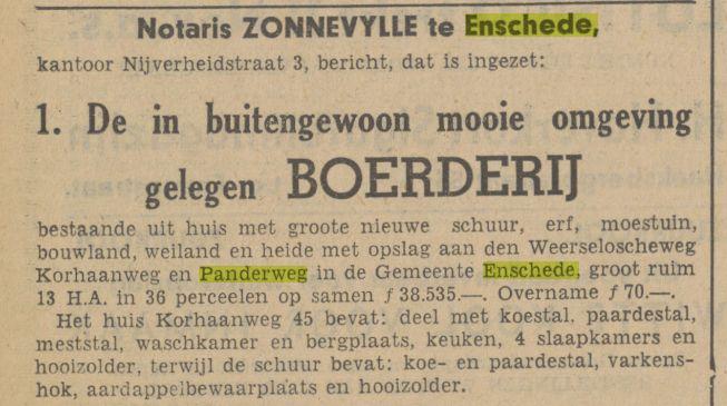 Panderweg advertentie Tubantia 2-11-1940.jpg