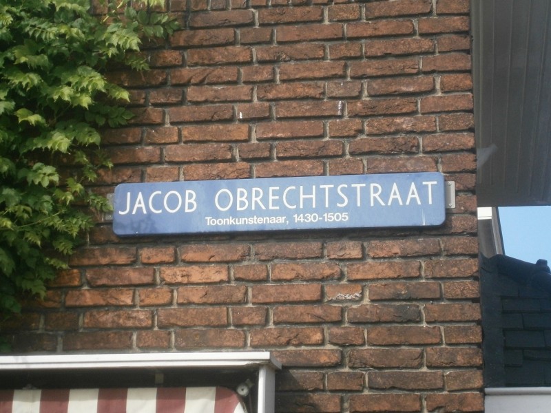 Jacob Obrechtstraat straatnaambord.JPG