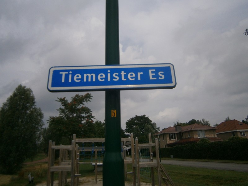 Tiemeister Es straatnaambord.JPG