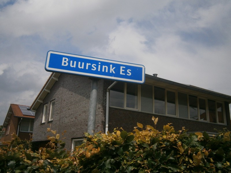 Buursink Es straatnaambord.JPG