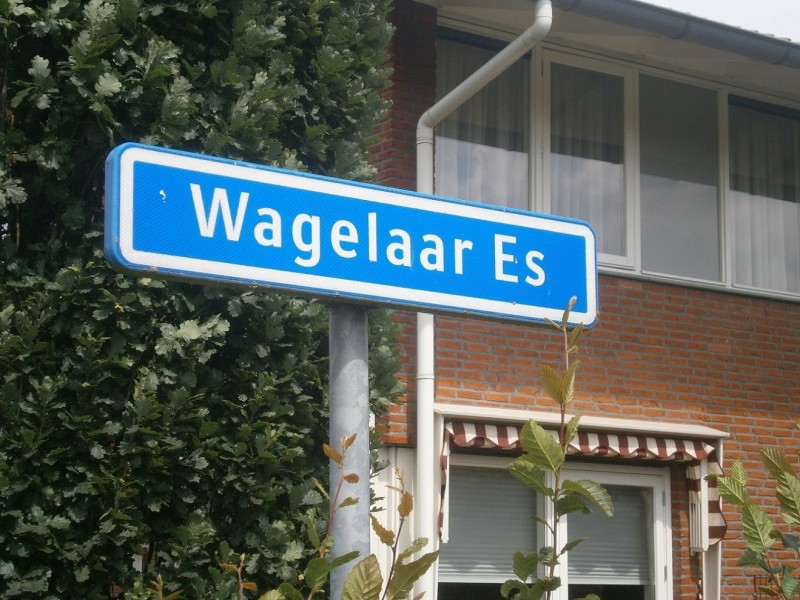 Wagelaar Es straatnaambord.JPG