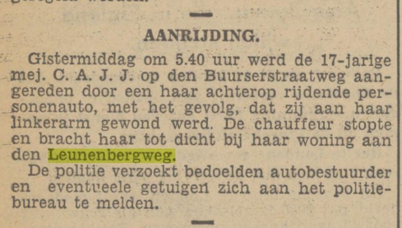 Leunenbergweg krantenbericht Tubantia 15-2-1940.jpg