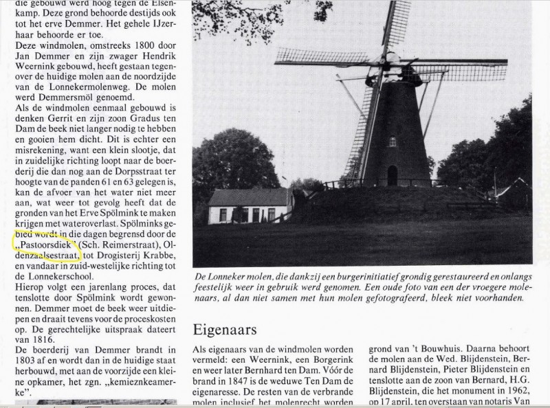Pastoorsdiek later Scholten Reimsterstraat artikel Sliepsteen nr. 3 jaar 1985.jpg