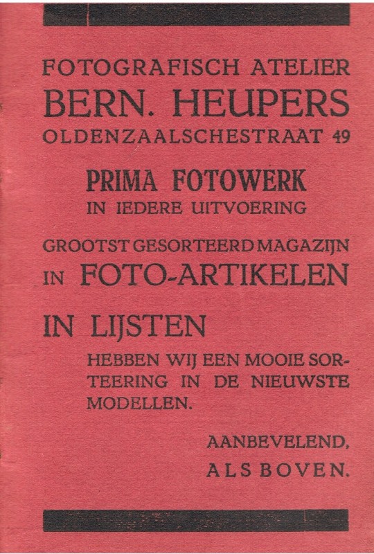 Oldenzaalsestraat 49 Bern.Heupers Fotografisch atelier advertentie 1931.jpeg