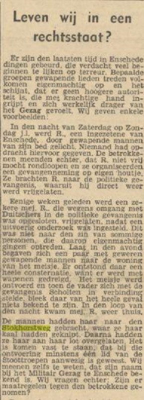 Stokhorstweg krantenbericht Trouw 12-6-1945.jpg
