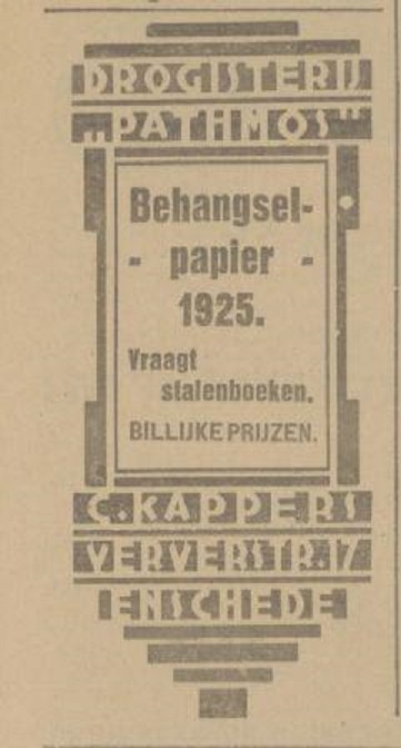 Ververstraat 17 Drogisterij Pathmos advertentie Tubantia 9-4-1925.jpg