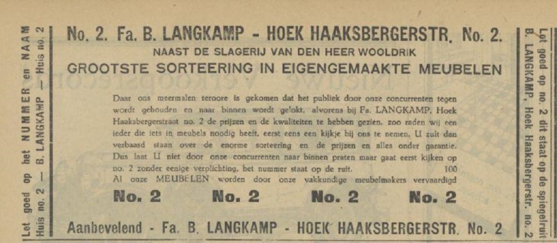 Haaksbergerstraat 2 Fa. B. Langkamp meubelen advertentie Tubantia 13-5-1929.jpg