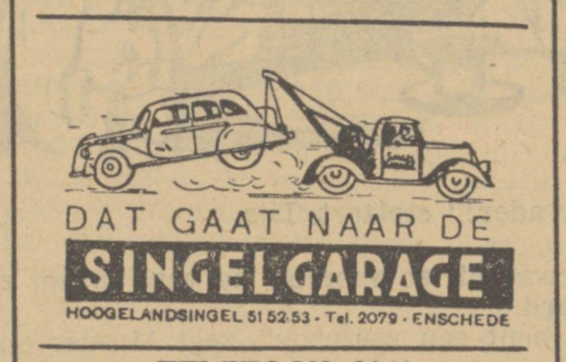 Hogelandsingel 51, 52, 53 Singel Garage advertentie Tubantia 25-5-1940..jpg