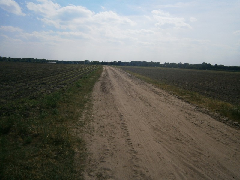 Ruilverkavelingsweg vanaf Hilgenhuesweg richting Haaksbergerstraat over de Usseler Es.JPG