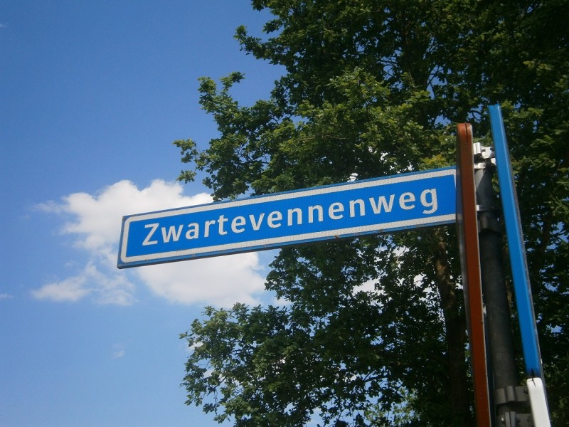 Zwartevennenweg straatnaambord.JPG