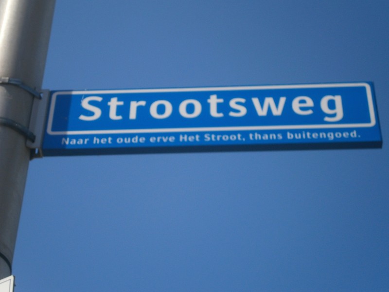 Strootsweg straatnaambord.JPG