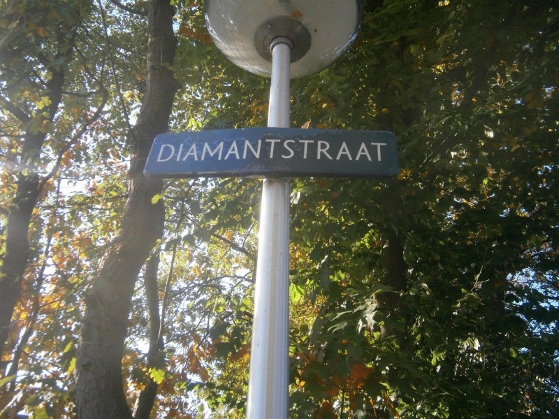 Diamantstraat straatnaambord.JPG