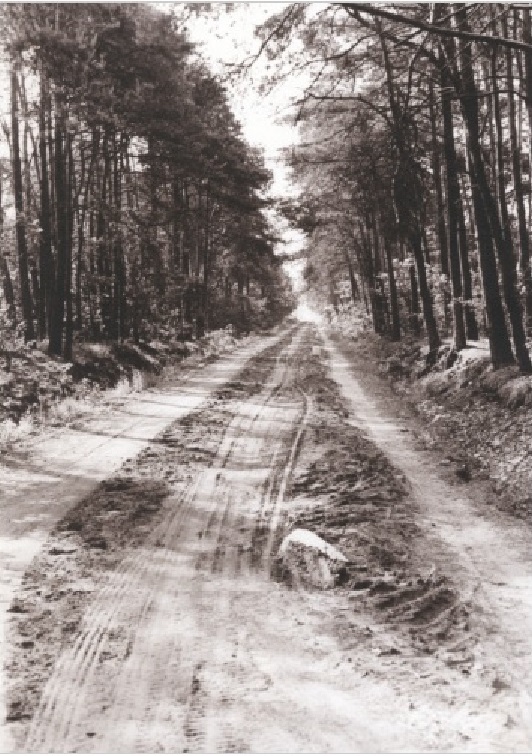 Goorseveldweg Zandweg voor de verbetering in 1969.jpg