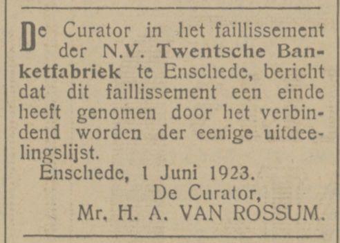 Twentsche Banketfabriek advertentie Tubantia 2-6-1923.jpg