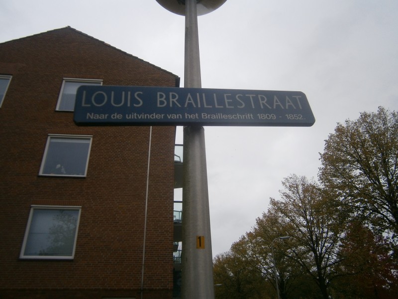 Louis Braillestraat straatnaambord.JPG