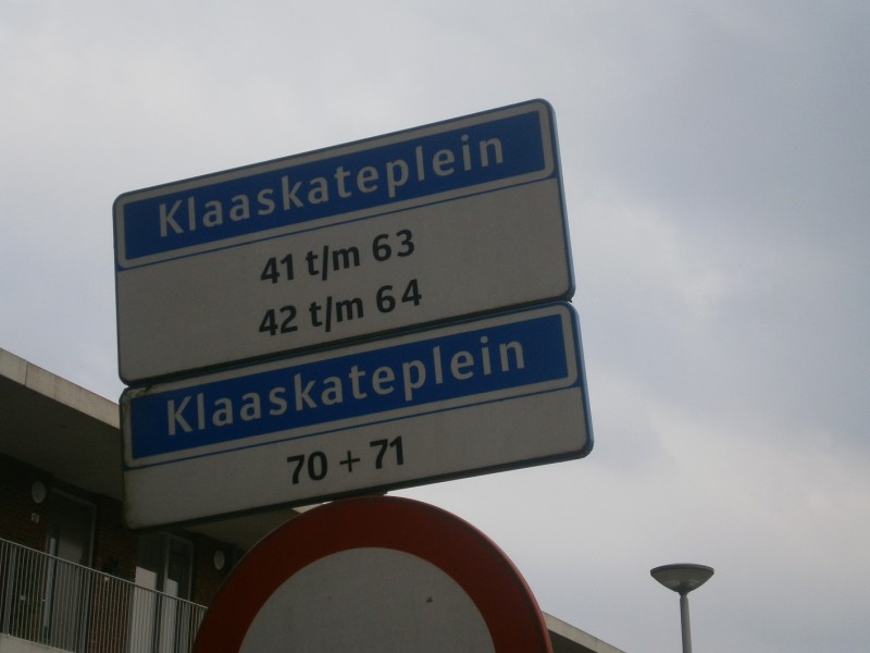 Klaaskateplein straatnaambord.JPG
