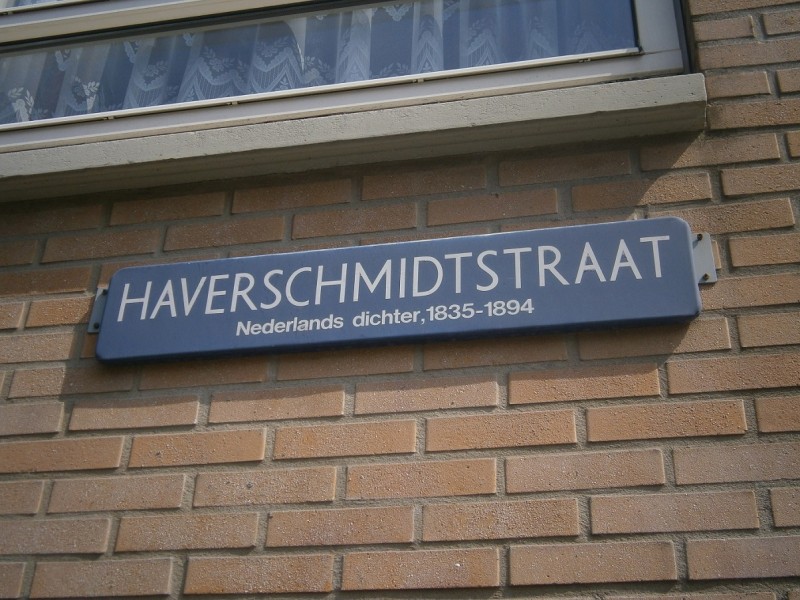 Haverschmidstraat straatnaambord.JPG