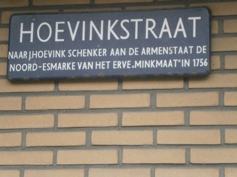 Hoevinkstraat straatnaambord (2).JPG