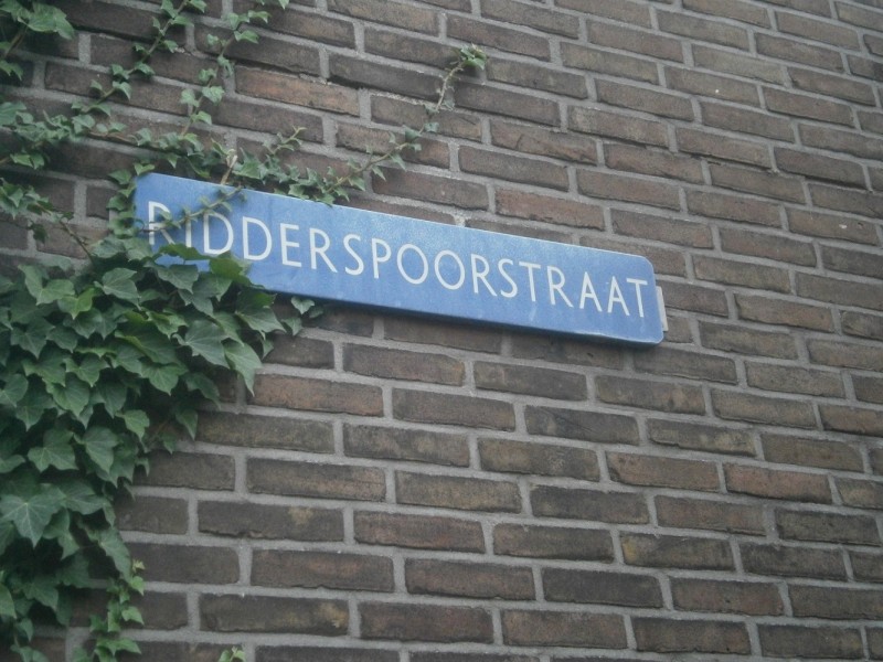 Ridderspoorstraat straatnaambord.JPG