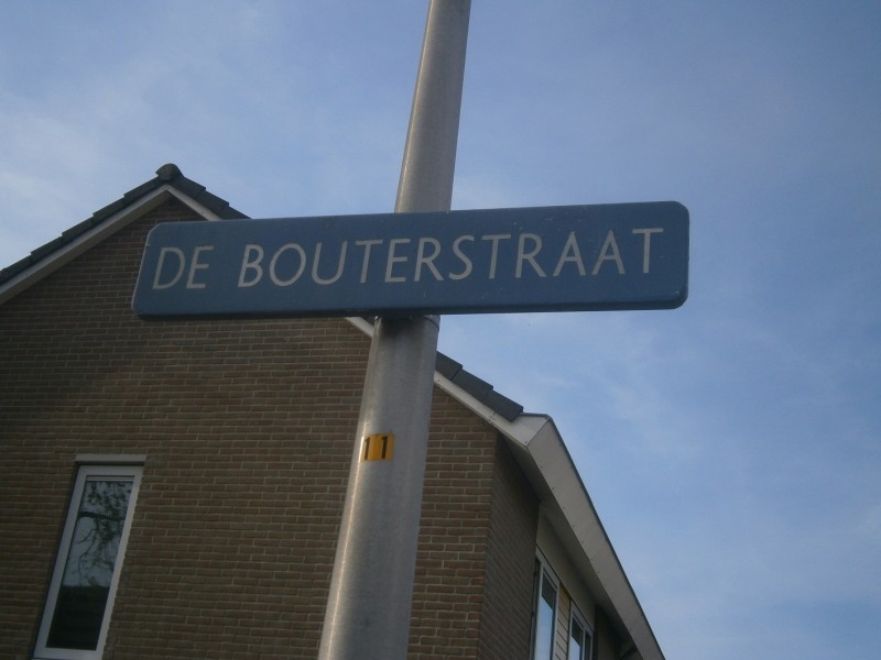 De Bouterstraat straatnaambord.JPG