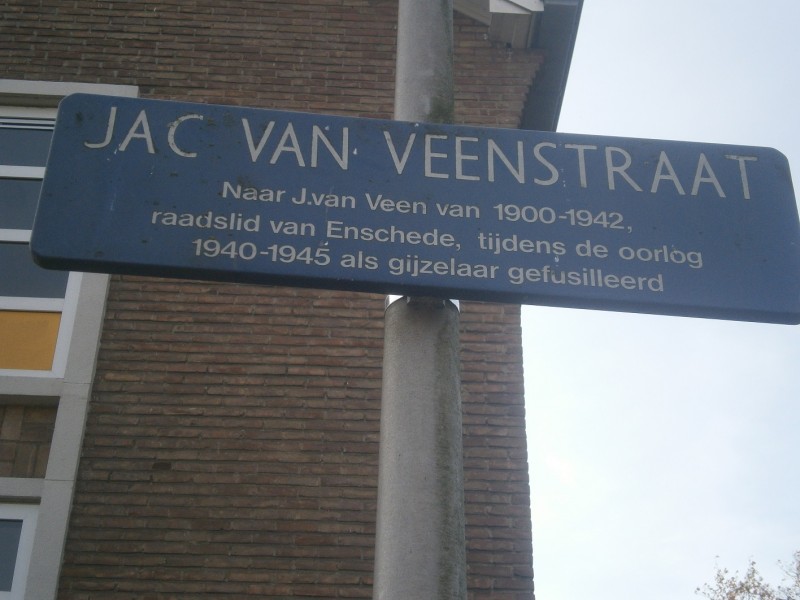 Jac. van Veenstraat straatnaambord.JPG
