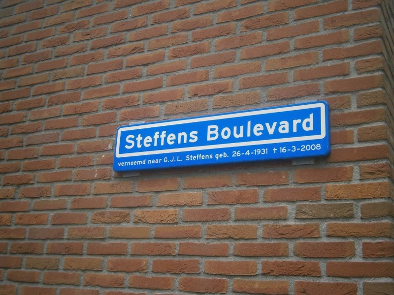 Steffens Boulevard straatnaambord.JPG