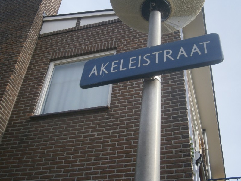 Akeleistraat straatnaambord.JPG