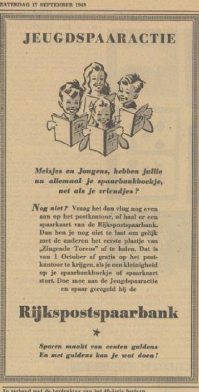 Postkantoor Rijkspostspaarbank advertentie Tubantia 17-9-1949.jpg