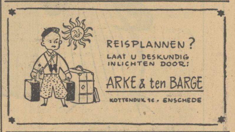 Kottendijk 1c Arke & ten Barge Kottendijk 16 advertentie Tubantia 17-9-1949.jpg