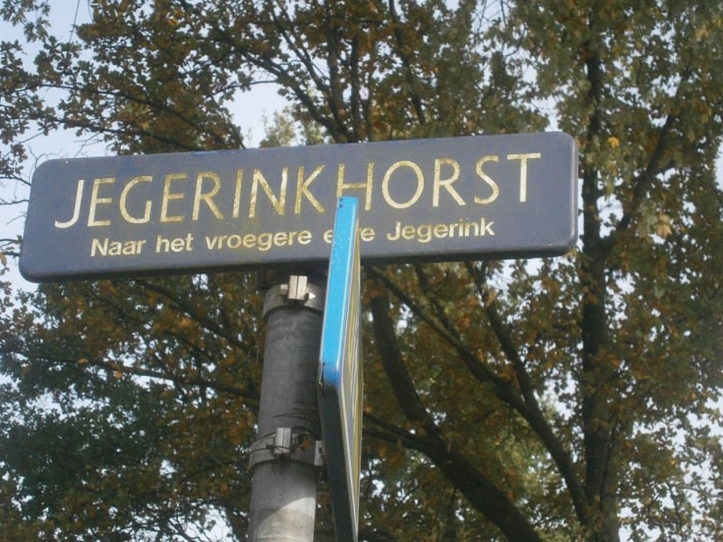 Jegerinkhorst straatnaambord.JPG