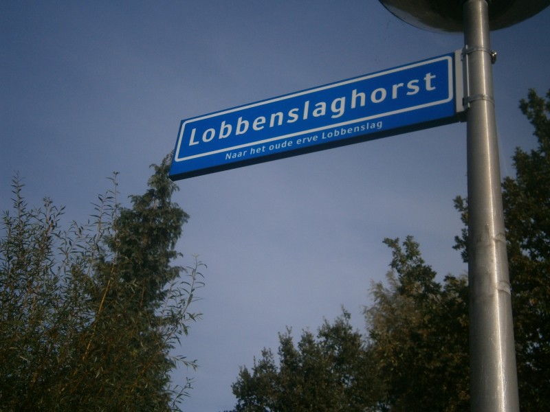 Lobbenslaghorst straatnaambord.JPG