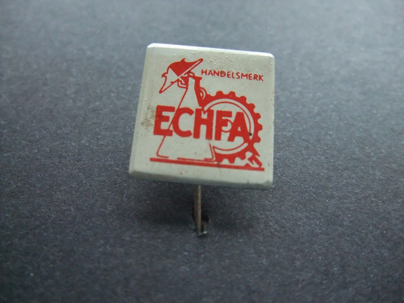 Echfa Handelsmerk,synthetische wol producten Enschede speldje.jpg