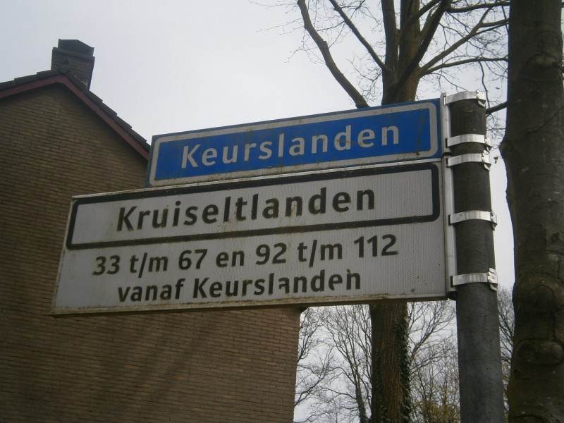 Keurslanden straatnaambord.JPG