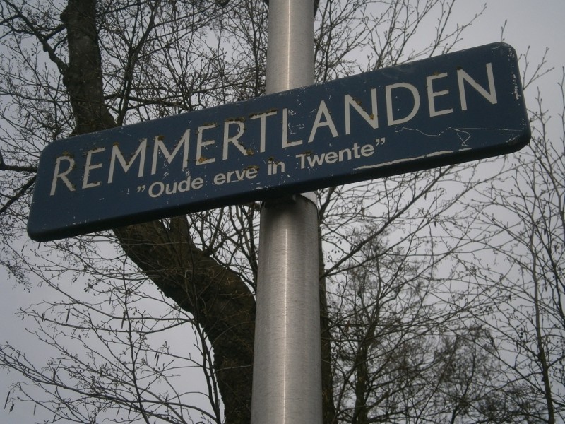 Remmertlanden straatnaambord.JPG