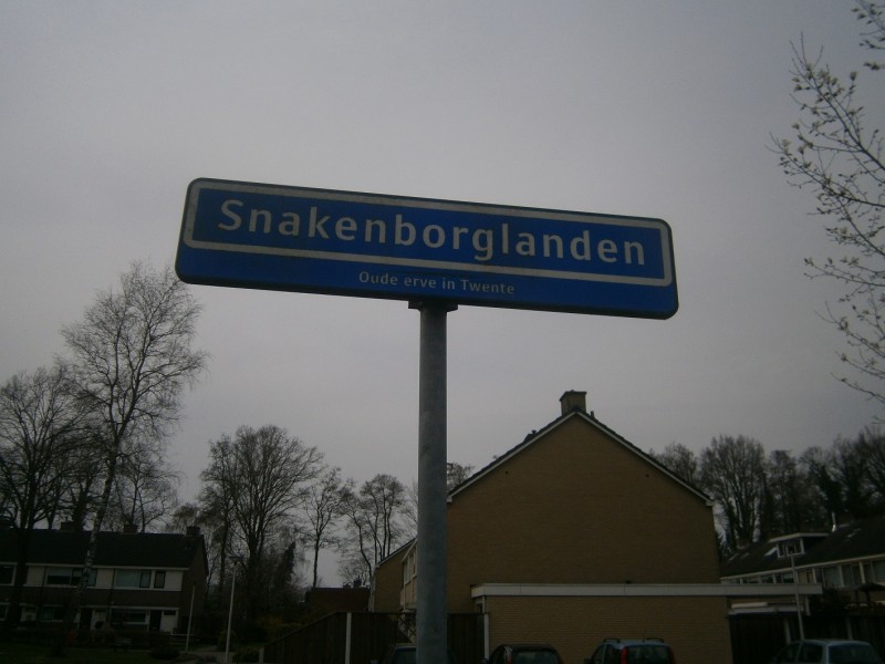 Snakenborglanden straatnaambord.JPG