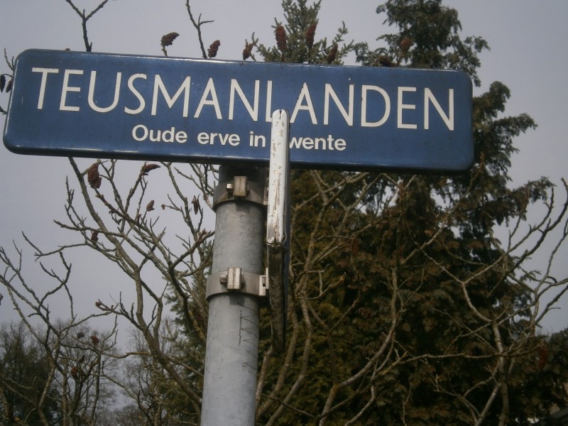 Teusmanlanden straatnaambord.JPG