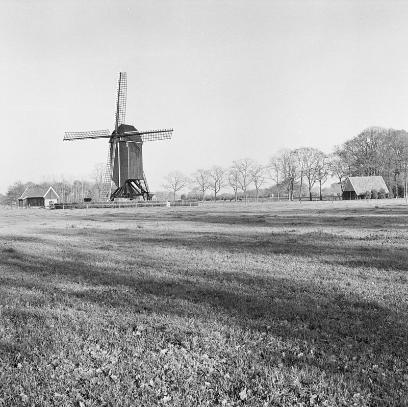 Helmerstraat Windkorenmolen De Wissinkmolen met molenschuurtje.jpg