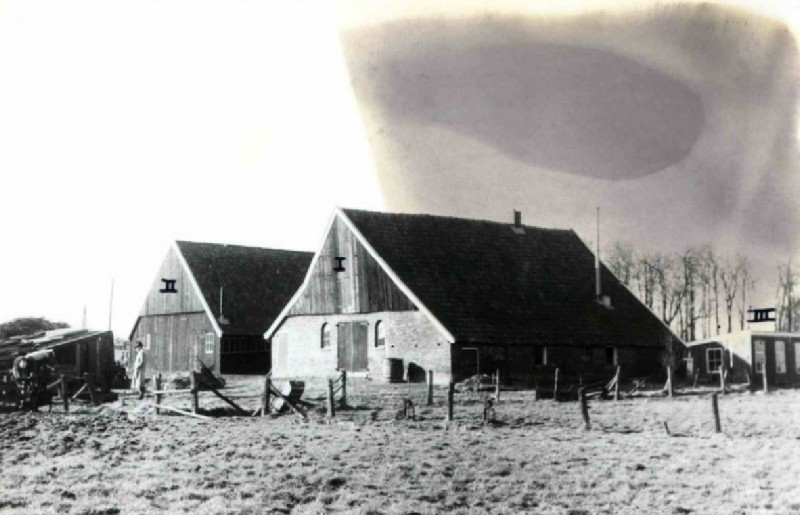 Hofmeijerweg Zicht op noodverblijf Leussink. 1942.jpg