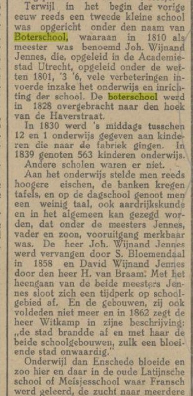 Markt hoek Haverstraat Boterschool krantenbericht Tubantia 10-1-1914.jpg