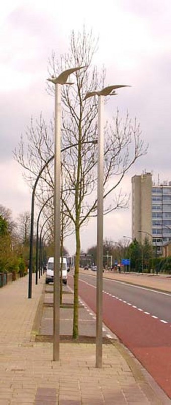 Gronausestraat, thv de Slotzichtweg kunstwerk Vrije Vogels van Joris Woertman (3).jpg