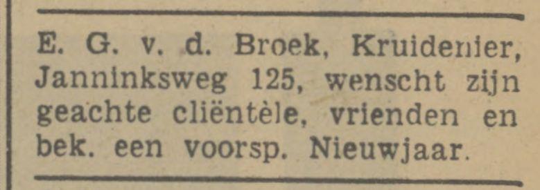 Janninksweg 125 E.G. v.d. Broek kruidenier advertentie Tubantia 31-12-1940.jpg