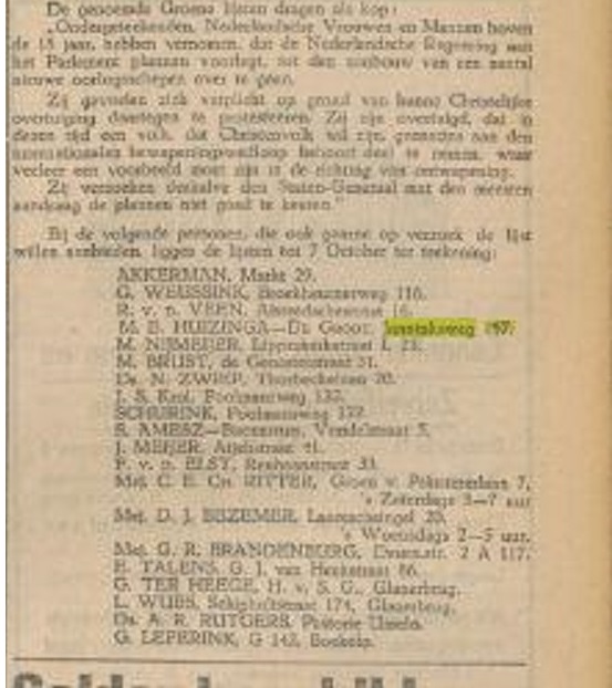 Janninksweg 157 M.E. Huiziinga de Groot krantenbericht Tubantia 15-9-1930 (2).jpg
