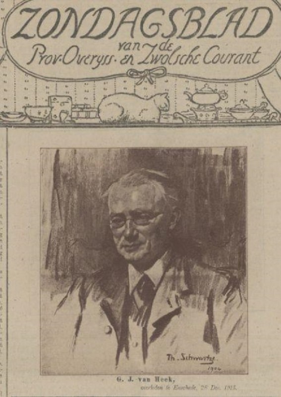 G.J. Van Heek overleden 28-12-1915 krantenfoto Prov. Ov. en Zwolsche Courant 8-1-1916.jpg